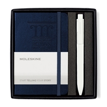 Moleskine(R) Pocket Notebook and GO Pen Gift Set