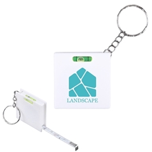Squared Away Key Ring Tape Measure And Level