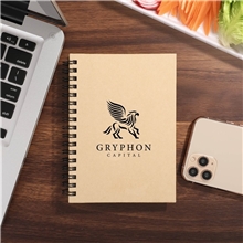 Small Spiral Hardcover Notebook w / FSC Paper