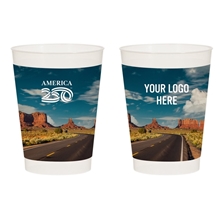 America250(TM) 10 oz Full Color Frost Flex Stadium Cup