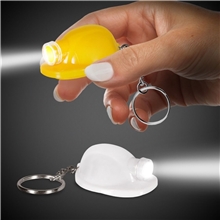 Safety Helmet Flashlight Keychain