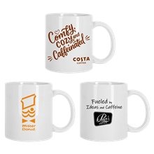 Brookline 11oz White C - Handle Mug