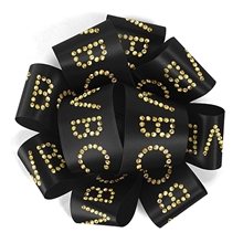 1 Badge Satin Bow