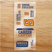 Envelope Size 4 x 9 Clear Removeable Kiss - Cut Sticker Sheet 6 Mil