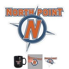 CUSTOMCUT Clear Full Color Removable 6 Mil Kiss - Cut Stickers up to (4 sq. in.)