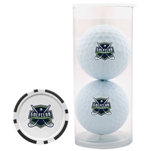 Colored 2- Ball, 1- Poker Chip Par Pack