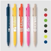 Bloom Recycled Plastic Retractable Soft Touch Pen
