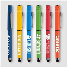 Tavi Recycled Plastic Fidget Spinner Stylus Gel Pen