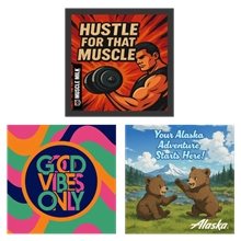 Tag Buddy 4 x 4 Square All - Purpose Sticker