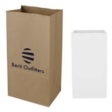 12 SOS Kraft Paper Bag - 7.06 x 13.75