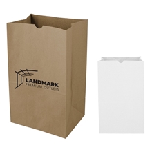 20 Short SOS Kraft Paper Bag - 8.25 x 13.62
