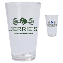 SiliPint Silicone 16 oz Crystal Clear Pint Glass