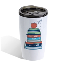Optima 14 oz Stainless Steel / Polypropylene Tumbler - Teacher