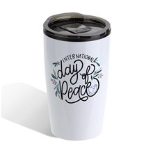 Optima 14 oz Stainless Steel / Polypropylene Tumbler - Peace