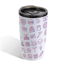 Optima 14 oz Stainless Steel / Polypropylene Tumbler - Patriotic