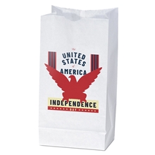 White Peanut Bag - Patriotic