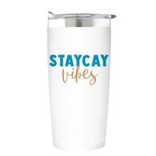 Wolverine 20 oz Tumbler Powder Coated And Copper Lining - Words