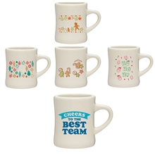 10 oz Diner Mug - Natural - Design