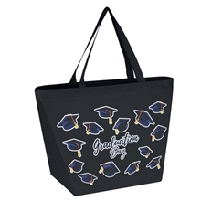 Non - Woven Budget Shopper Tote Bag - Grad