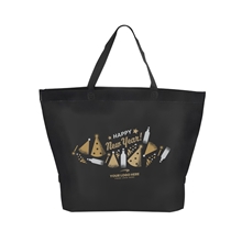 Two - Tone Heat Sealed Non - Woven Tote Bag - New Year