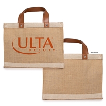 Petite Jute Luxe Tote