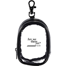 Round Clear Bag Charm