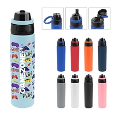 24 oz Full Color Pop Sip Chug Recycled Stainless Steel Bottle