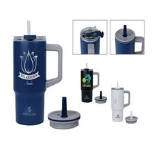 Pelican Dayventure(TM) 24 oz Recycled Double Wall Stainless Steel Double Lid Travel Tumbler
