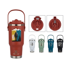 Pelican Porter(TM) Dual Swing 30 oz Recycled Double Wall Stainless Steel Tumbler