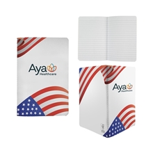 4 X 6 Patriotic Sewn Paper Cover Notebook