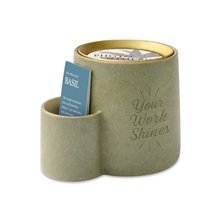 Modern Sprout(R) Ember Earth Candle + Planter