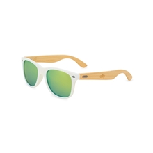 CapeShades Recycled Bamboo Sunglasses White Frame