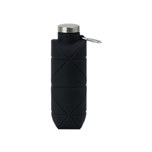 Clix Collapsible Silicone Bottle w / Carabiner - 23 oz
