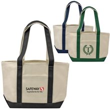 Heavy Duty Classic Cotton Canvas Boat Tote
