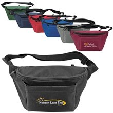 Large 3- Zipper Fanny Pack / Crossbody Pack