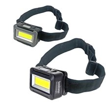 3- Stage COB LED Water Resistant Head Lamp