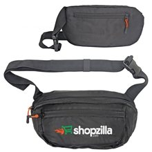 Ripstop Polyeter 3- Zipper Fanny Pack / Crossbody Pack