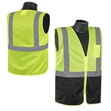 Class 2 Compliant 2- Tone Mesh Safety Vest