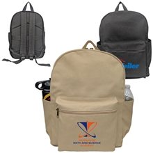 Poly - Cotton Canvas Laptop Backpack