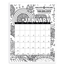 Triumph(R) Calendars Small Monthly Desk Pad Calendar - Coloring