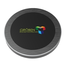 SCX Innovative Design(TM) Full - Color Metal 15W Wireless Charger