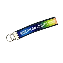1 X 5 Sublimated Key Strap with Nickel - Plated Hardware