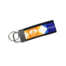 1 X 3 Sublimated Key Strap with Nickel - Plated Hardware