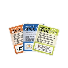 Household Pet Hazards Decal
