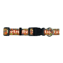 3/4 Dye Sublimated Full Color Adjustable Pet Collar
