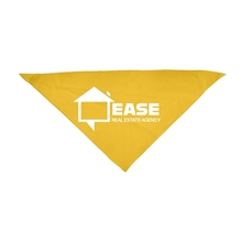 Small Triangle Pet Bandana with Screen Print