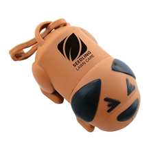 Dog Shaped Pet Bag Dispenser - 1 Color Imprint