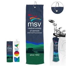 Full Color Recycled Golf Towel - 6 X 22