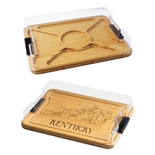Flip Serve Store Board - Rectangle with State Engraving