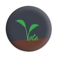 Matte Finish Button - 2 Diameter